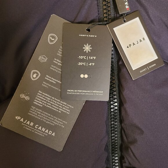 Pajar Fallon Boxy Inverted Chevron Quilted Down Puffer - NWT - Picture 6 of 13